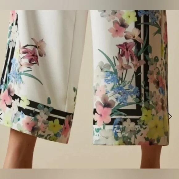 Ted Baker GIGGI Wide Cropped Culottes Pants - Picture 5 of 13